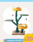 Yellow Tulip Cat Tree