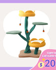 Yellow Tulip Cat Tree