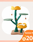 Yellow Tulip Cat Tree