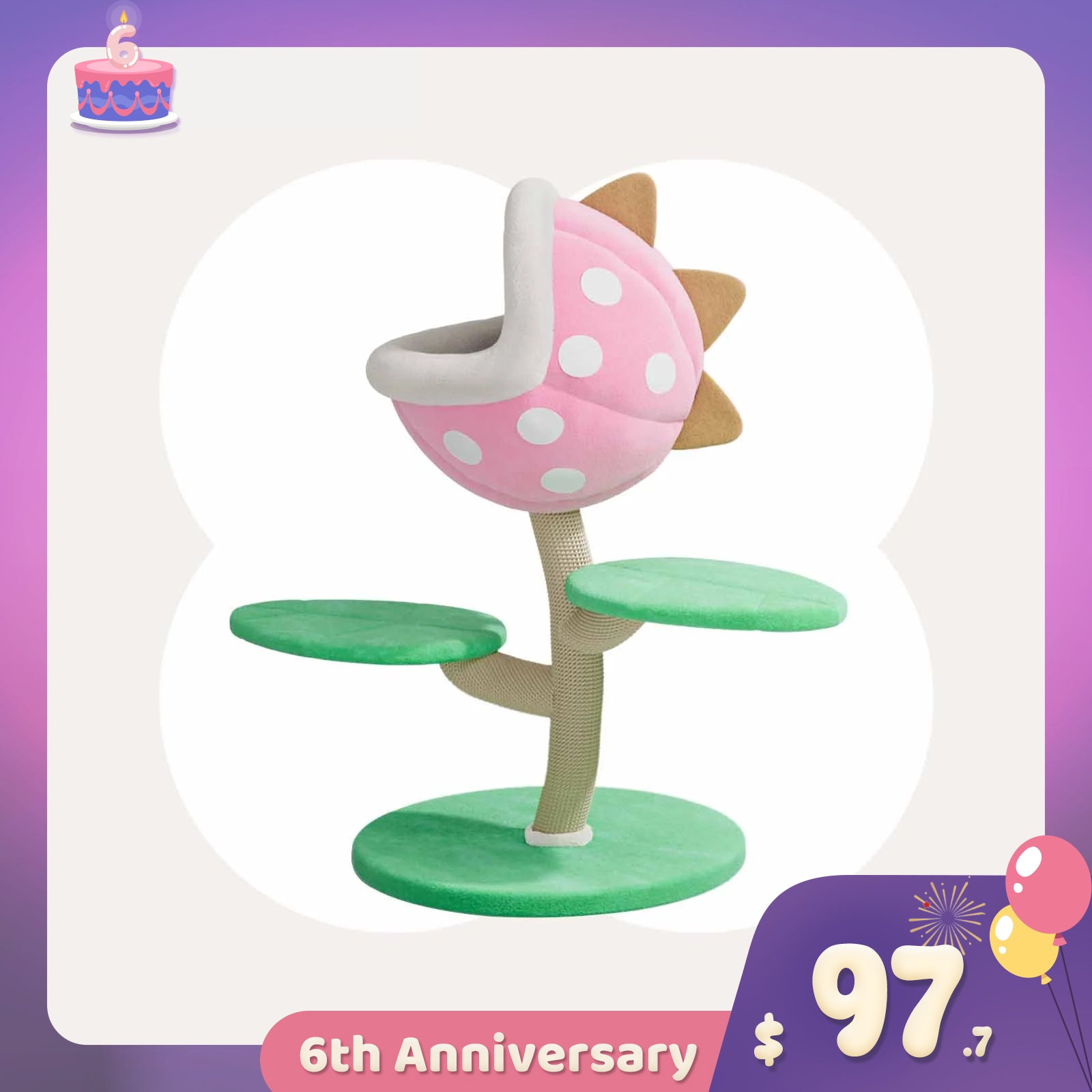 Monster World Cat Tree – Happy & Polly