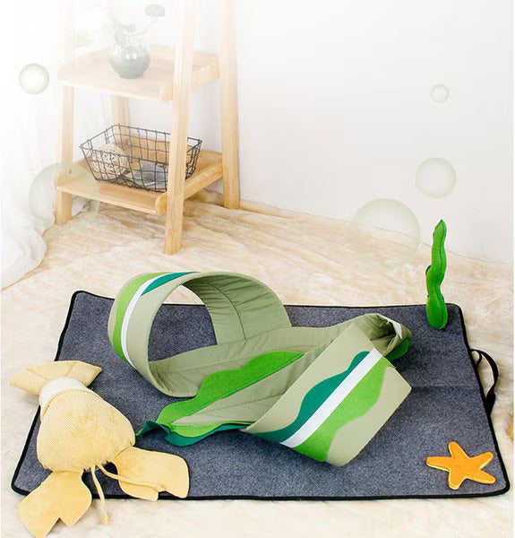 Fish Adventure Cat Sniffing Mat Tunnel