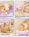 Purple Woven Flower Cat Tree