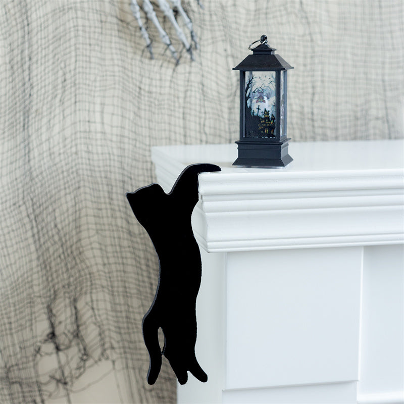 PVC Cat Witch Home Decor