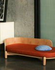 35.9'' Wooden Sunset Cat Couch for Multiple Cats - Stylish Lounge & Play