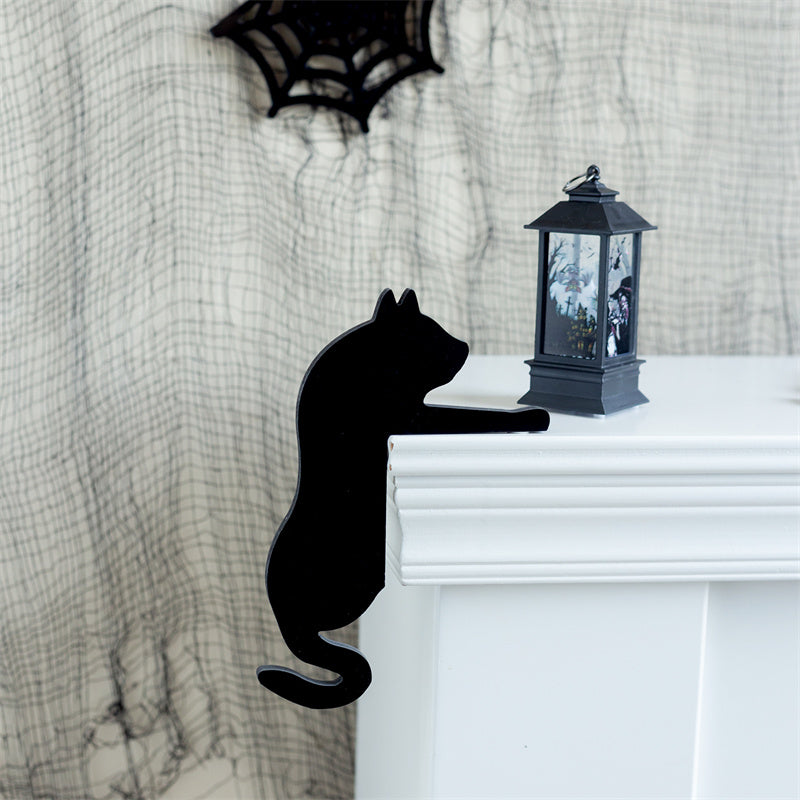 PVC Cat Witch Home Decor