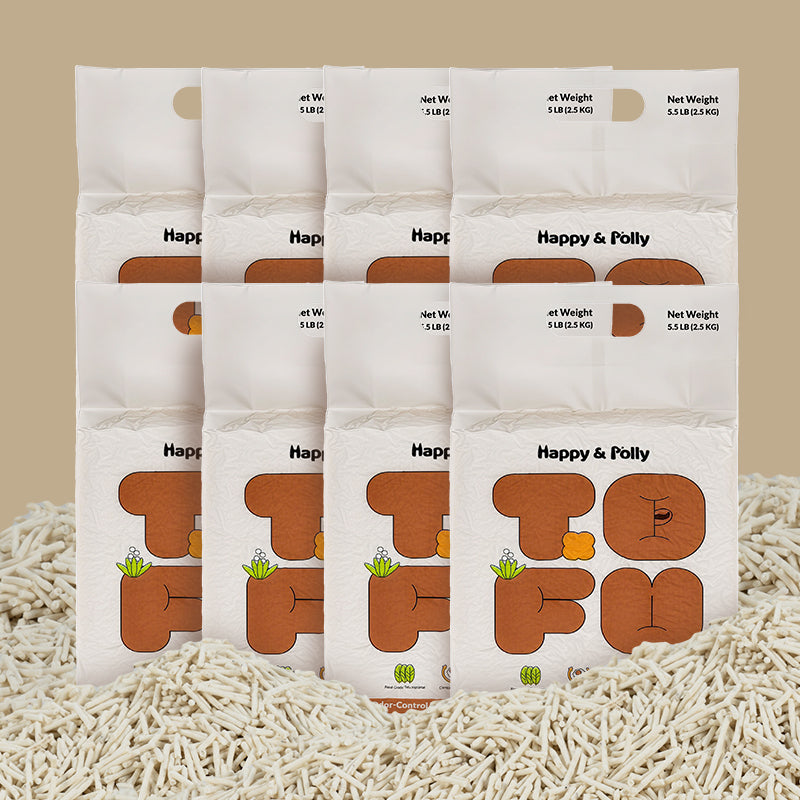 Plant-Based Tofu Litter with Triple Natural Deodorizers