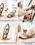 Sunset Palm Convertible Cat Scratcher