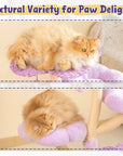 Purple Woven Flower Cat Tree