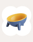 Contrasting Color Cat Bowl