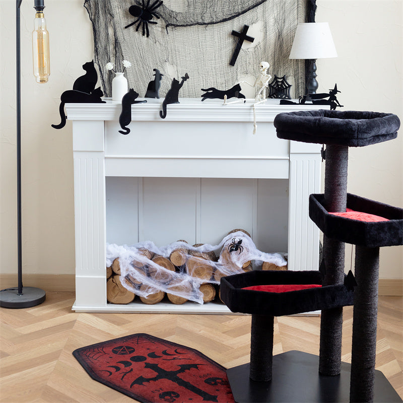 PVC Cat Witch Home Decor