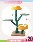 Yellow Tulip Cat Tree
