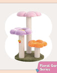 Three Flower Cat Tree