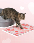 Sweetie Heart Cat Litter Mat