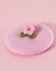 Stylish Floral Cat Beret