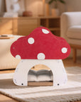 Mushroom Loft – Cat Bed & Scratcher Combo