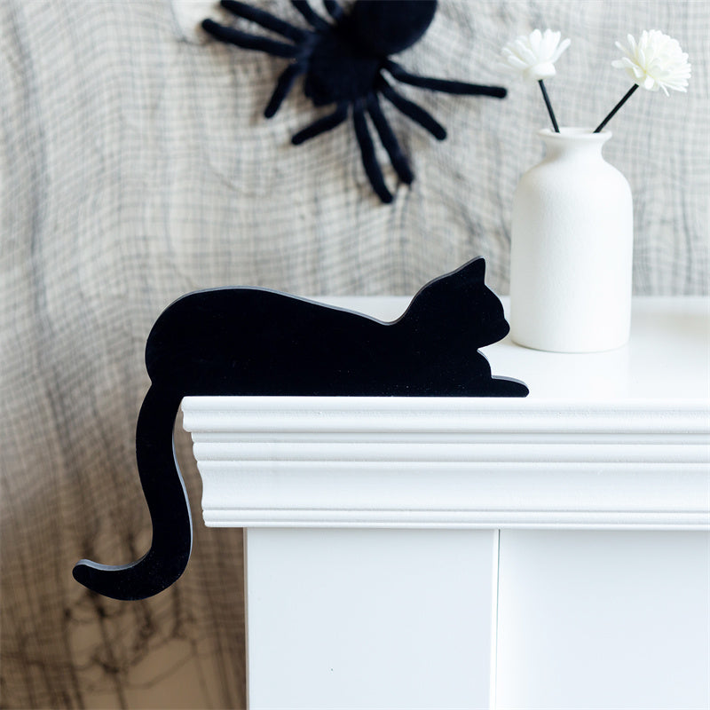 PVC Cat Witch Home Decor