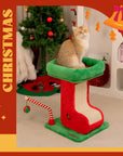 Christmas Boot Cat Scratching Post
