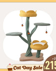 Yellow Tulip Cat Tree