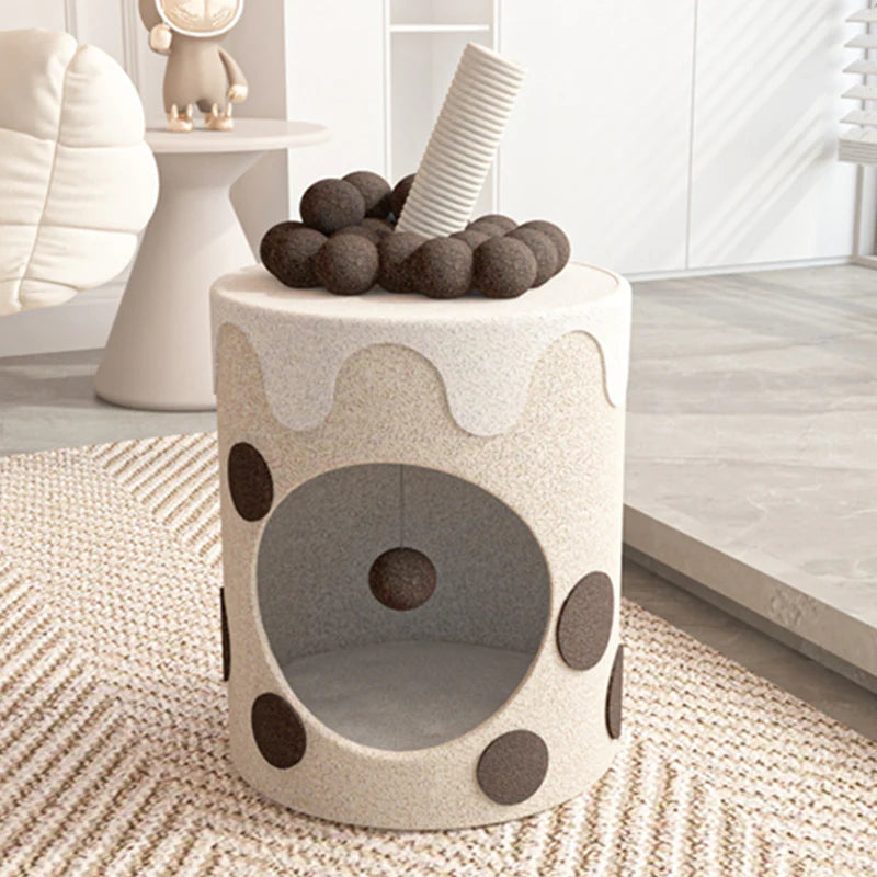 Boba Tea Cup Cat Tree – Happy & Polly