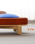 35.9'' Wooden Sunset Cat Couch for Multiple Cats - Stylish Lounge & Play