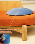 35.9'' Wooden Sunset Cat Couch for Multiple Cats - Stylish Lounge & Play
