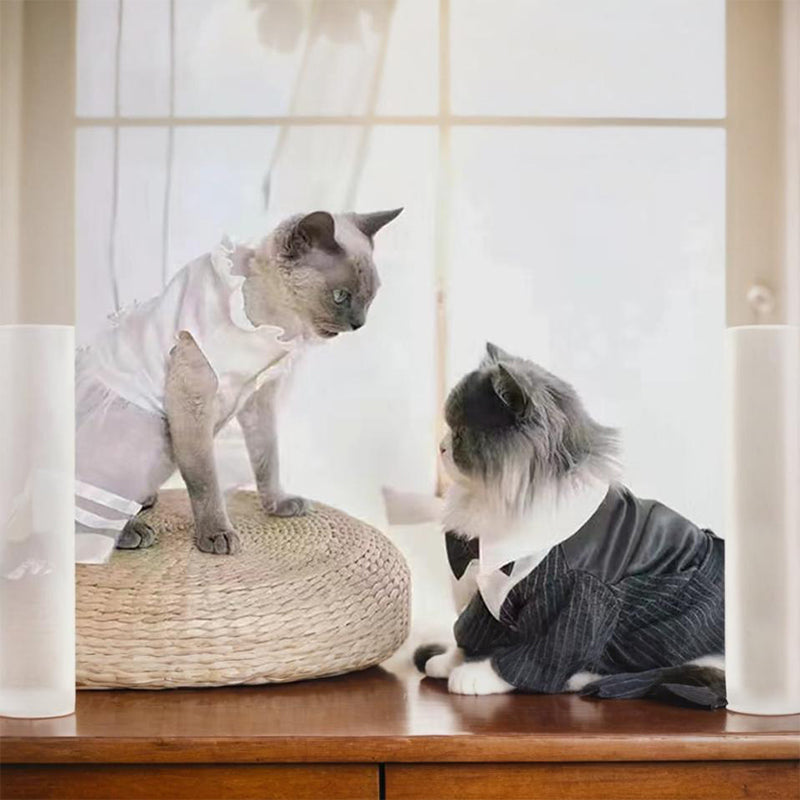 スーツ・フォーマル・ドレス gato Stylish Cat Wedding Tuxedo – Happy & Polly
