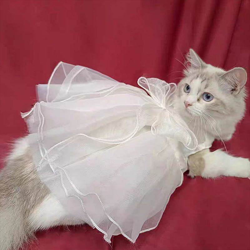 Cat print wedding dress best sale