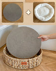 Handwoven Gourd Grass Cat Bed