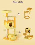 Transformable Cheese Cat Tree