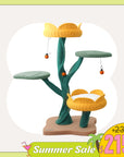 Yellow Tulip Cat Tree