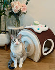 Choco Swiss Roll Cat Cave
