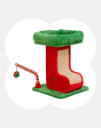 Christmas Boot Cat Scratching Post