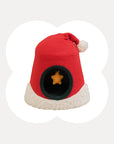 Christmas Santa Hat Cat Bed