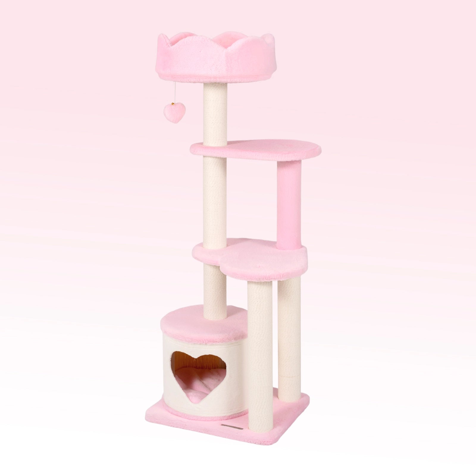 Lovely Heart Cat Tree – Happy & Polly