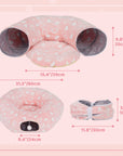 Sweetheart Snuggle Cat Tunnel Bed