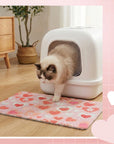 Sweetie Heart Cat Litter Mat