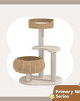 Sleeping in the Bowl Cat Tree