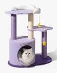 28 inch Moonlight Cottage Cat Tree with petal base