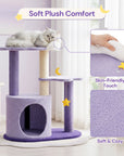 Moonlight Cottage Cat Tree soft plush comfort