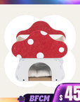 Mushroom Loft – Cat Bed & Scratcher Combo