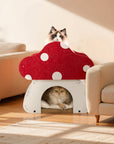 Mushroom Loft – Cat Bed & Scratcher Combo