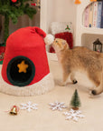 VIP 500 Meow Coins + $44.99 For Christmas Santa Hat Cat Bed