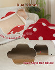 Mushroom Loft – Cat Bed & Scratcher Combo