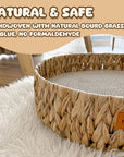Handwoven Gourd Grass Cat Bed