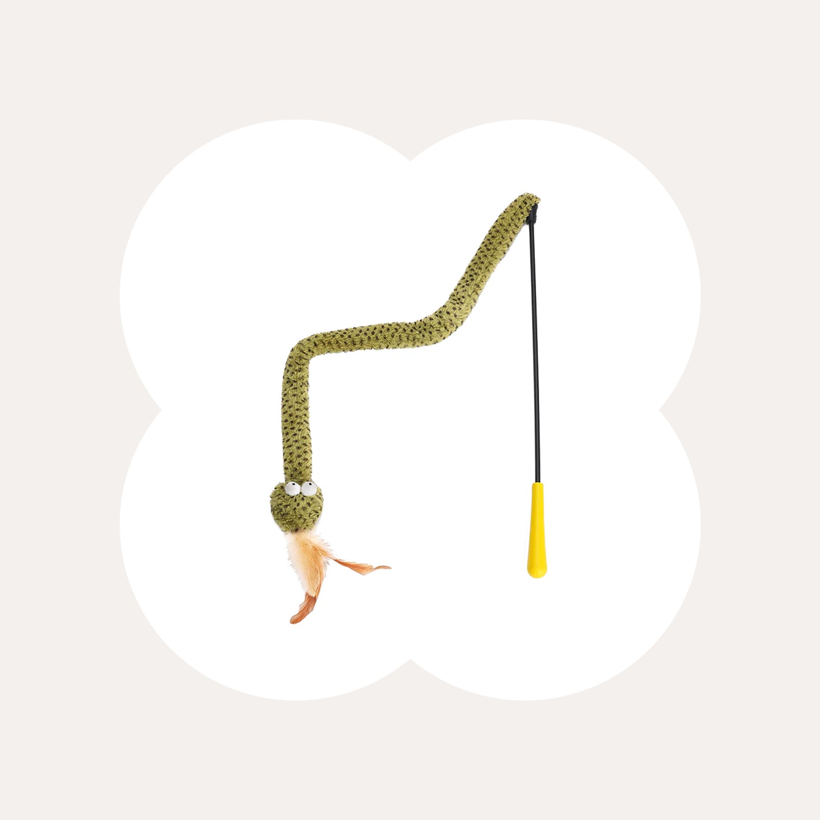 ๐ Snake Shaped Wand Cat Toy (Discount)