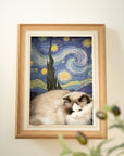 Wooden Art Cat Scratcher House