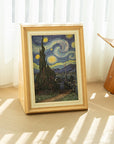 Wooden Art Cat Scratcher House