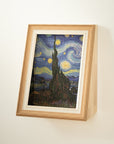 Wooden Art Cat Scratcher House