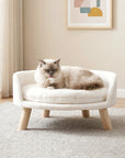 Cat Sofa Bed with Removable Padded Cushion