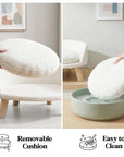 Cat Sofa Bed with Removable Padded Cushion